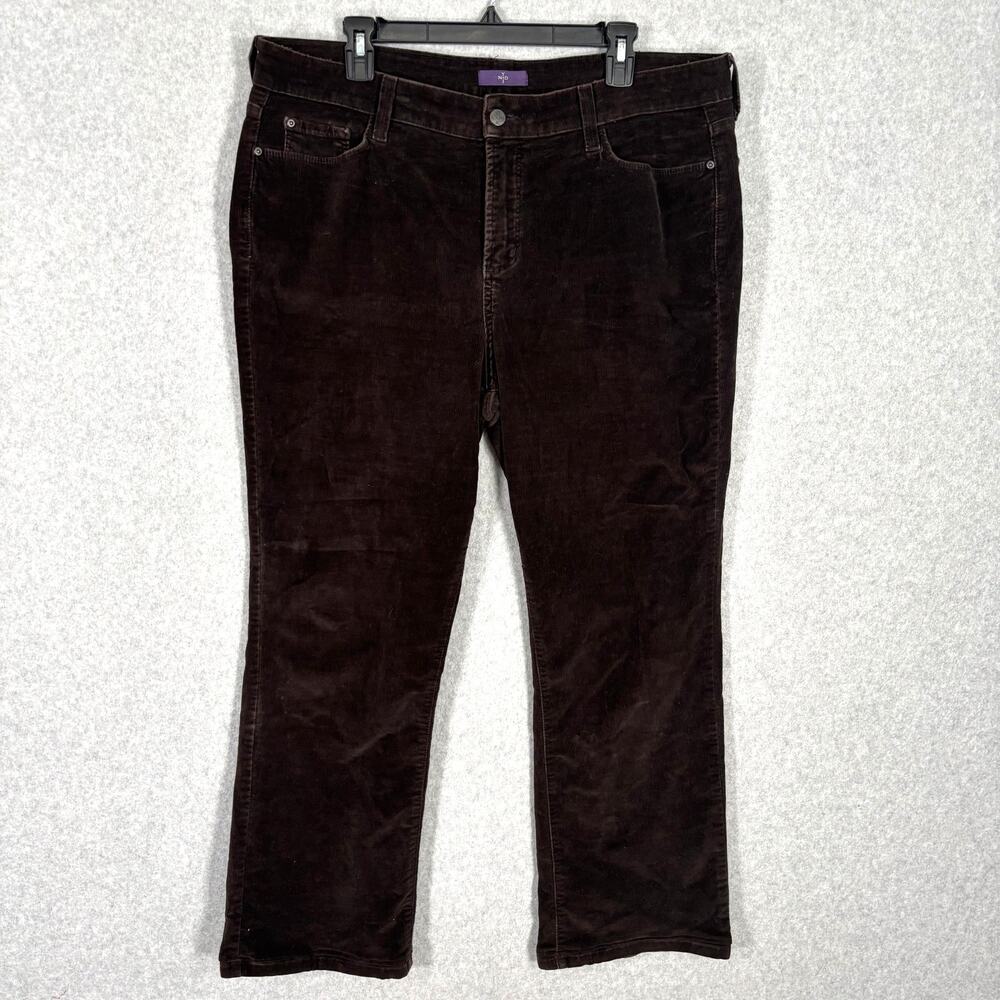 NYJD Corduroy Pants 16 Brown‎ Slimming Smoothing Academia Whimsigoth Dark